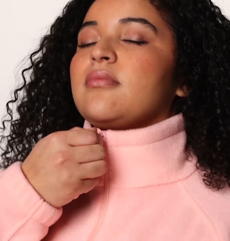 Women's Benton Springs Full Zip Fleece Jacket - Plus Size, Color: Pink Sand