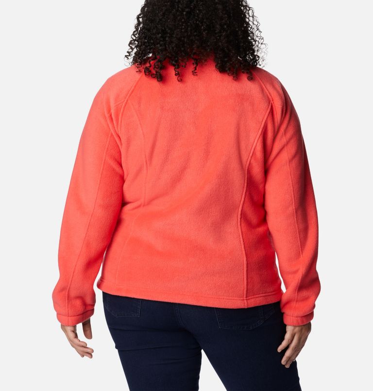 Women’s Benton Springs Full Zip - Plus Size, Color: Red Hibiscus