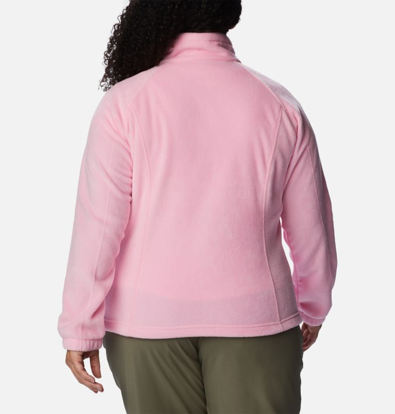 Thumbnail: Women's Benton Springs Full Zip Fleece Jacket - Plus Size, Color: Wild Rose, image 2