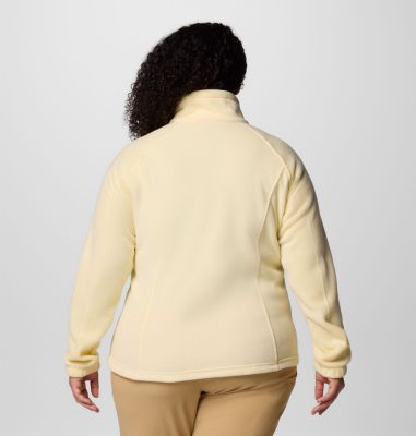 Women's Benton Springs Full Zip Fleece Jacket - Plus Size, Color: Lemon Wash, image 50