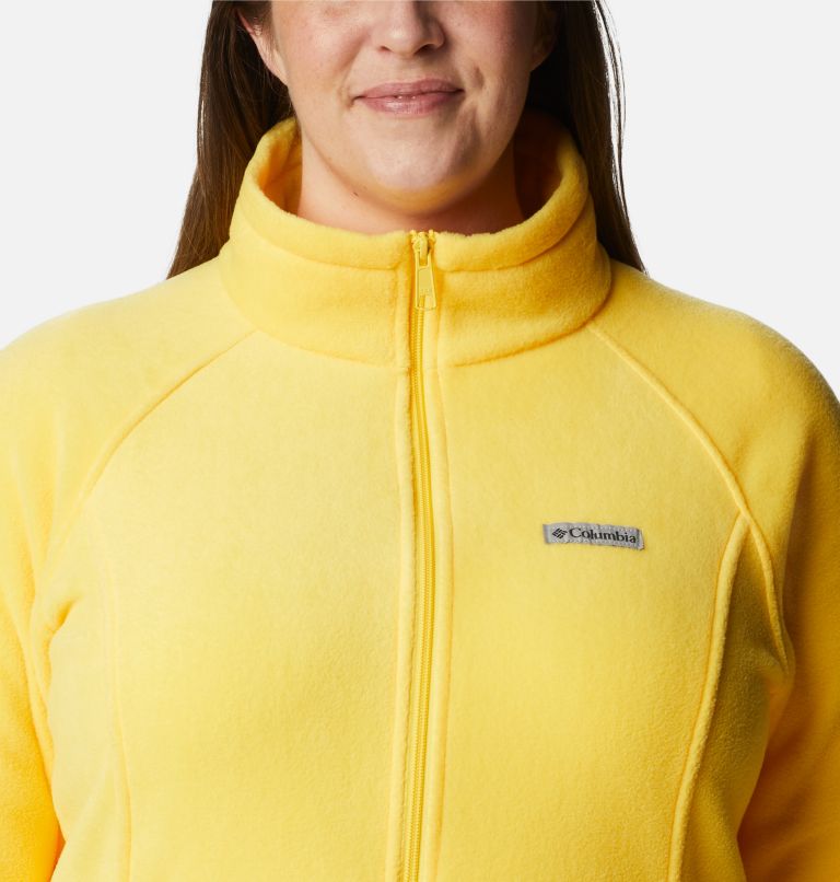 Thumbnail: Women's Benton Springs Full Zip Fleece Jacket - Plus Size, Color: Sun Glow, image 4