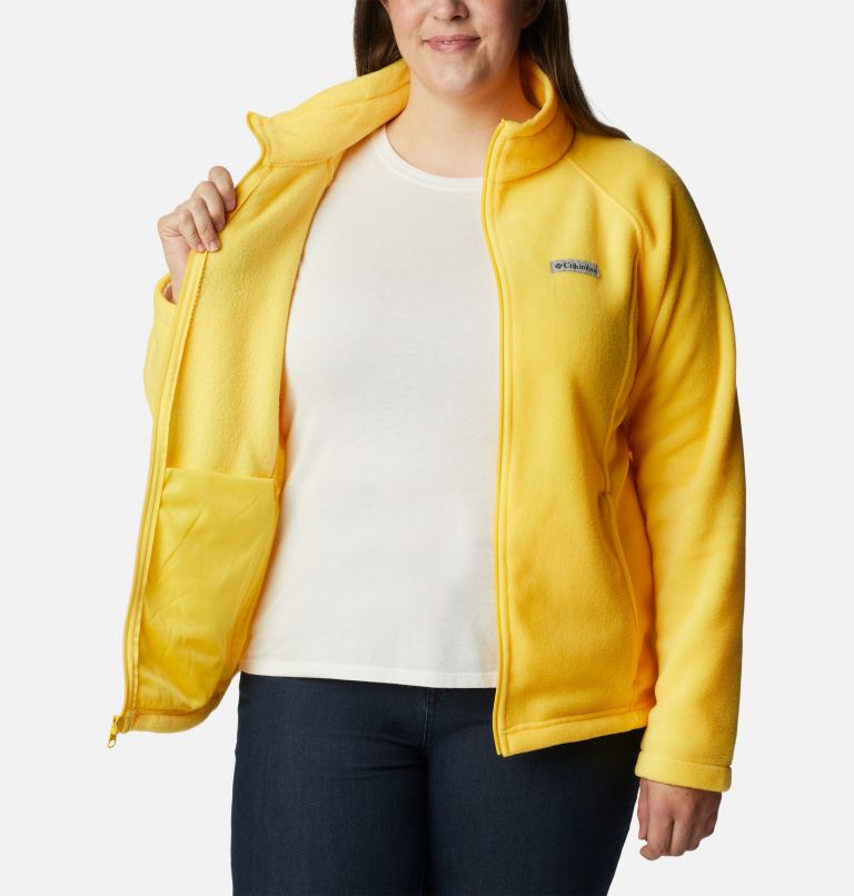 Thumbnail: Women's Benton Springs Full Zip Fleece Jacket - Plus Size, Color: Sun Glow, image 5