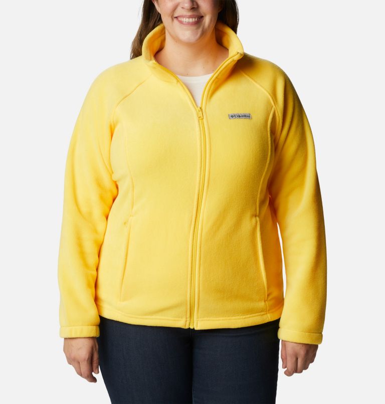 Thumbnail: Women's Benton Springs Full Zip Fleece Jacket - Plus Size, Color: Sun Glow, image 1