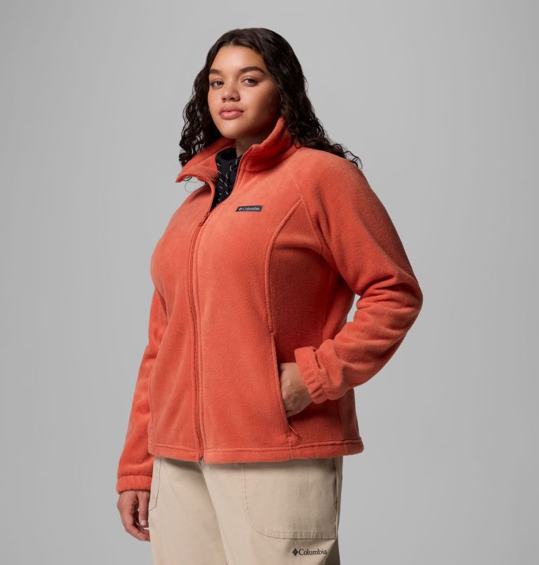Women's Benton Springs Full Zip Fleece Jacket - Plus Size, Color: Tuscan, image 4