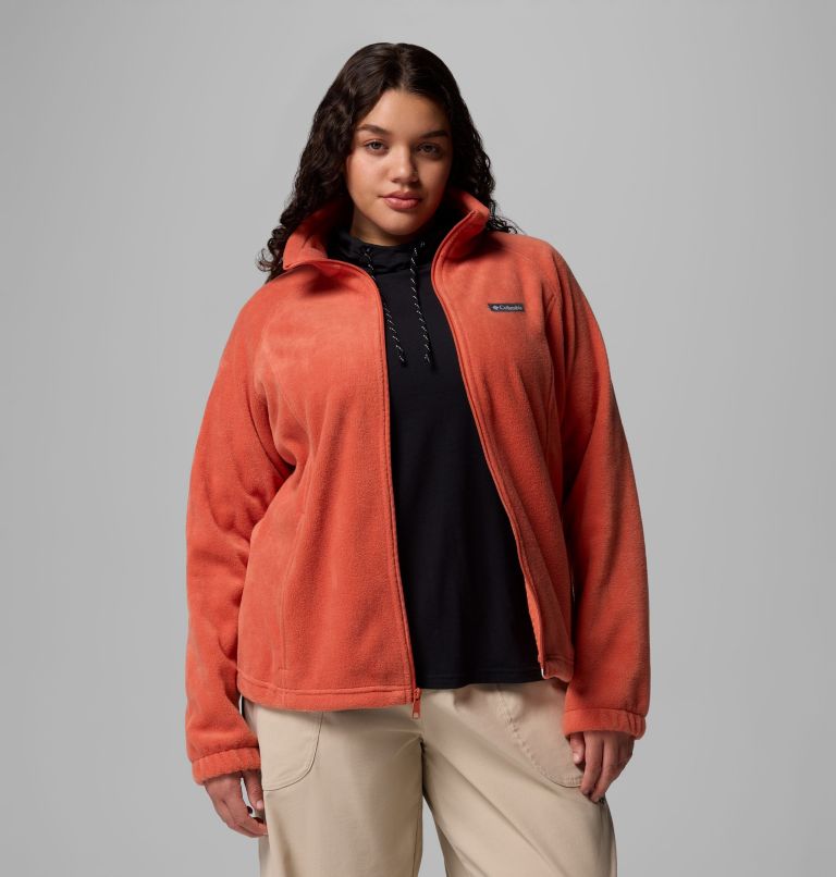 Women's Benton Springs Full Zip Fleece Jacket - Plus Size, Color: Tuscan, image 5