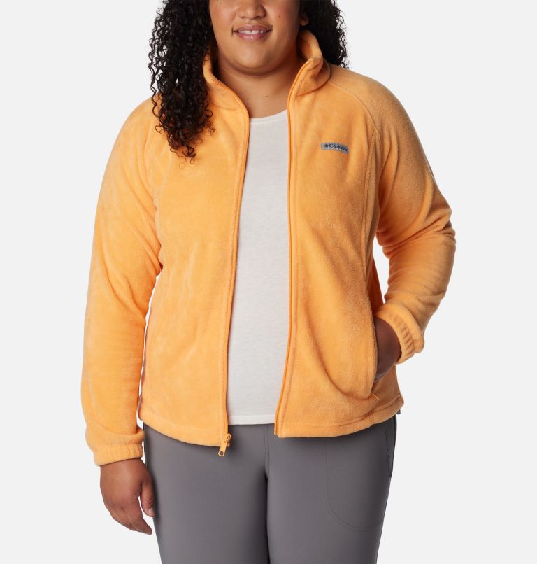 Women's Benton Springs Full Zip Fleece Jacket - Plus Size, Color: Sunset Peach, image 7
