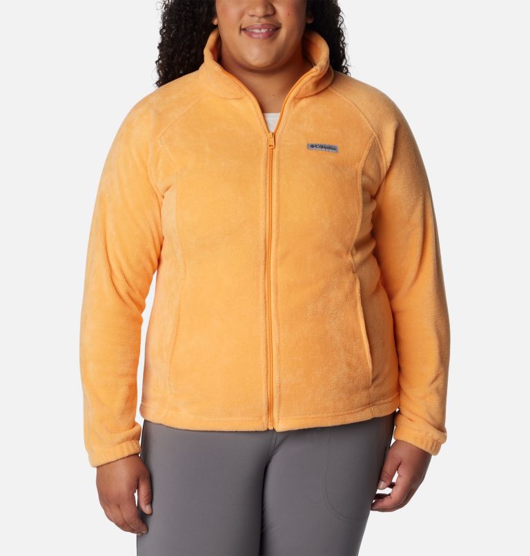 Thumbnail: Women's Benton Springs Full Zip Fleece Jacket - Plus Size, Color: Sunset Peach, image 1