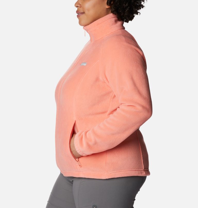 Veste à fermeture éclair complète Benton Springs pour femme – Grandes tailles, Color: Coral Reef, image 3