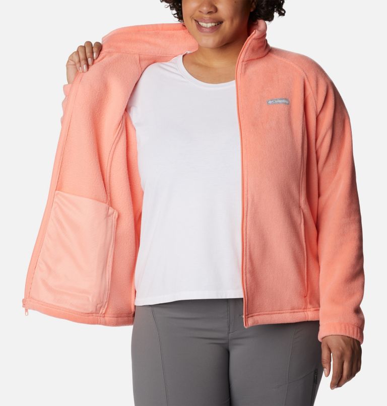 Veste à fermeture éclair complète Benton Springs pour femme – Grandes tailles, Color: Coral Reef, image 5