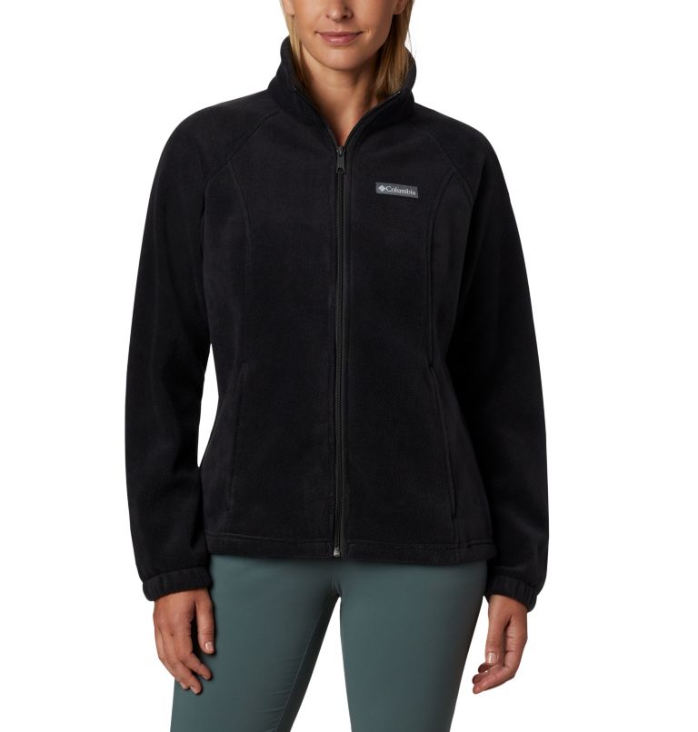 Thumbnail: Women's Benton Springs Full Zip Fleece Jacket - Petite, Color: Black, image 1