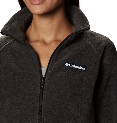 Women's Benton Springs Full Zip Fleece Jacket - Petite, Color: Charcoal Heather, image 43
