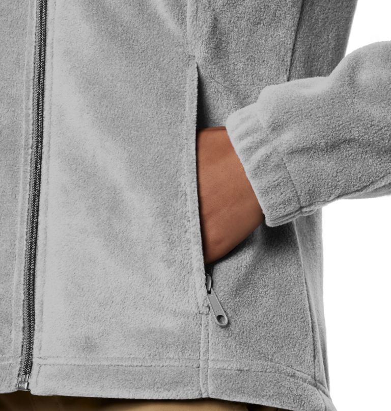 Women's Benton Springs Full Zip Fleece Jacket - Petite, Color: Cirrus Grey Heather, image 4
