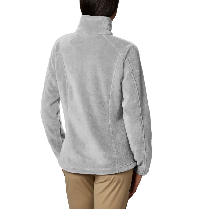 Thumbnail: Women's Benton Springs Full Zip Fleece Jacket - Petite, Color: Cirrus Grey Heather, image 2
