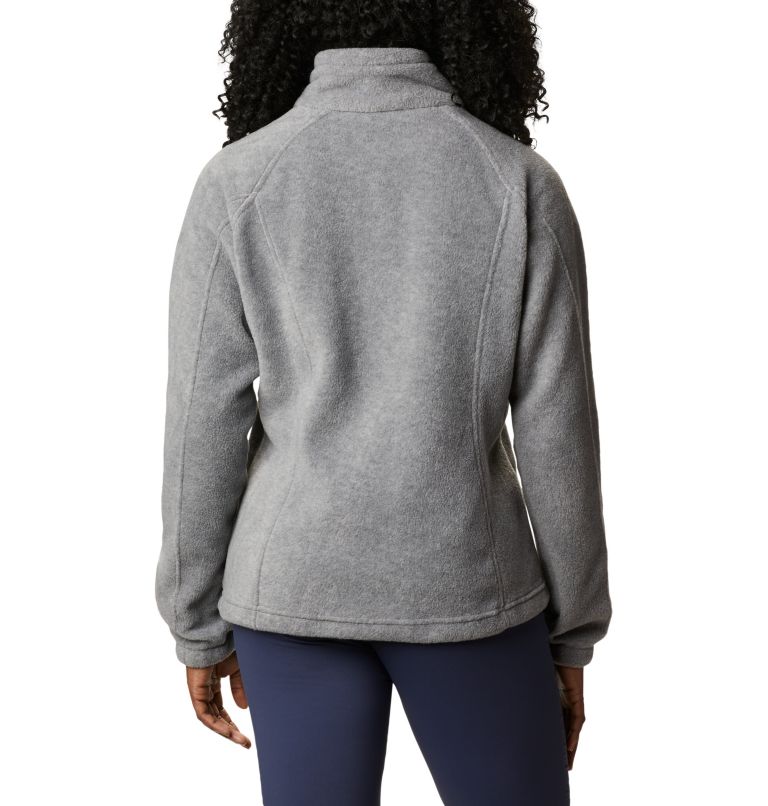 Women's Benton Springs Full Zip Fleece Jacket - Petite, Color: Light Grey Heather, image 2