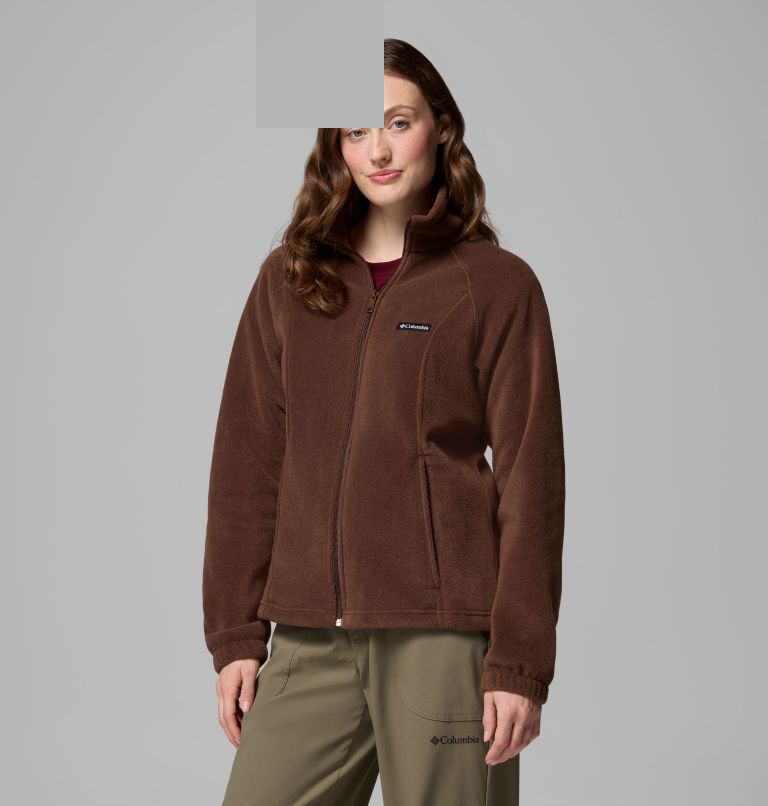 Women's Benton Springs Full Zip Fleece Jacket - Petite, Color: Tobacco, image 4