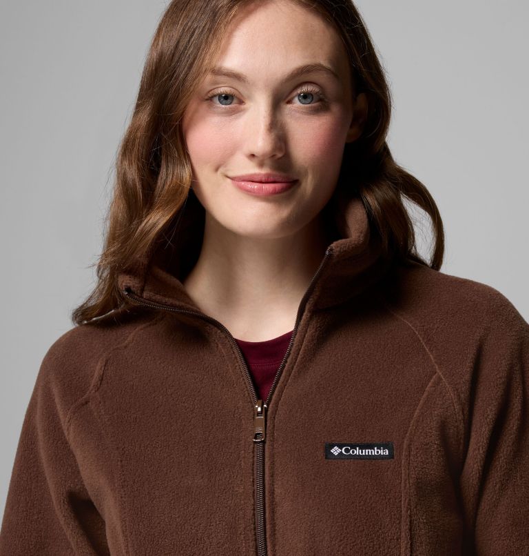 Women's Benton Springs Full Zip Fleece Jacket - Petite, Color: Tobacco, image 6