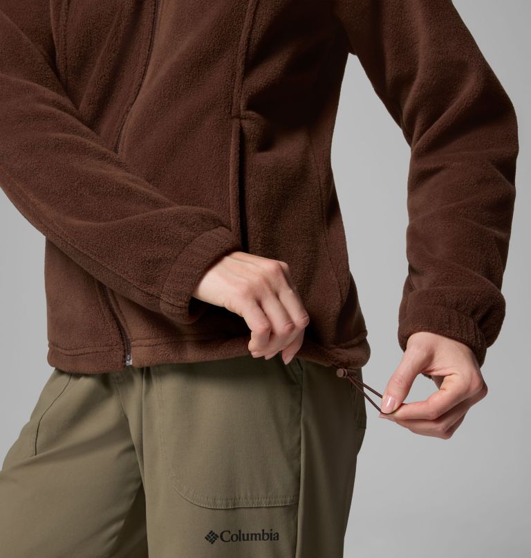 Women's Benton Springs Full Zip Fleece Jacket - Petite, Color: Tobacco, image 7
