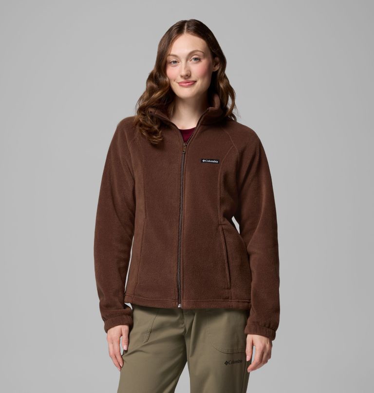 Women's Benton Springs Full Zip Fleece Jacket - Petite, Color: Tobacco, image 1