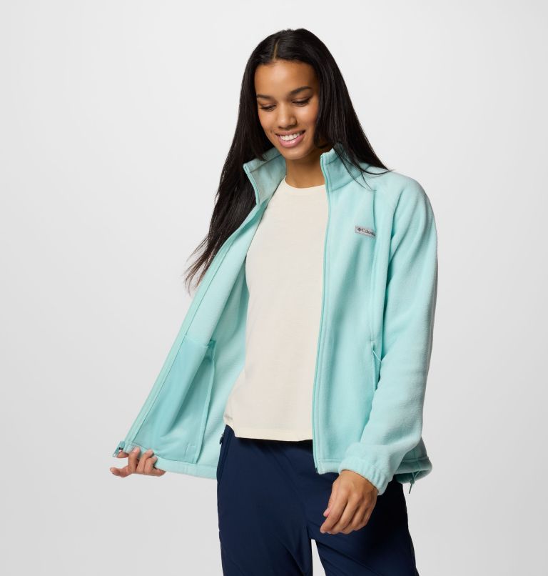 Women's Benton Springs Full Zip Fleece Jacket - Petite, Color: Spray, image 6