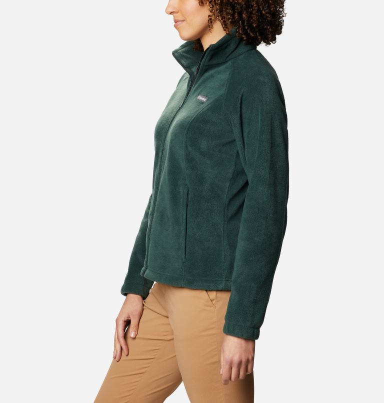 Thumbnail: Women's Benton Springs Full Zip Fleece Jacket - Petite, Color: Spruce, image 3