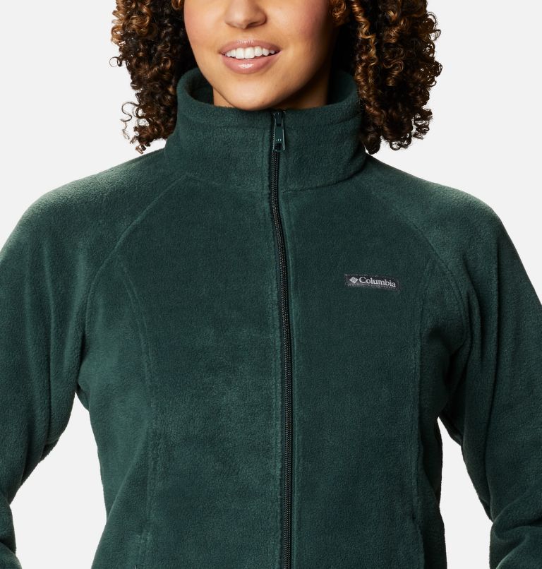 Thumbnail: Women's Benton Springs Full Zip Fleece Jacket - Petite, Color: Spruce, image 4