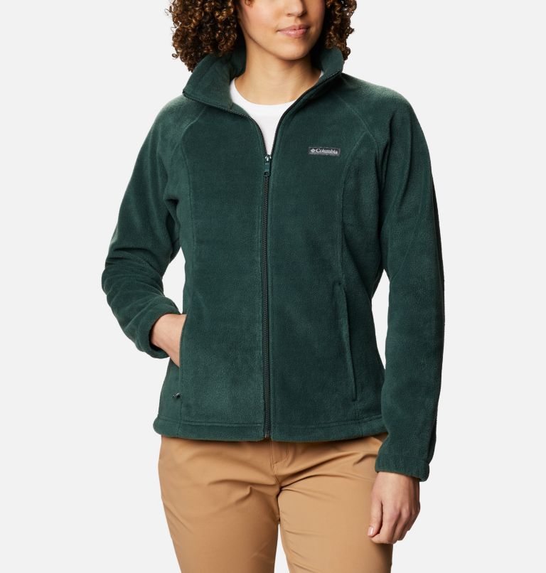 Women's Benton Springs Full Zip Fleece Jacket - Petite, Color: Spruce, image 1