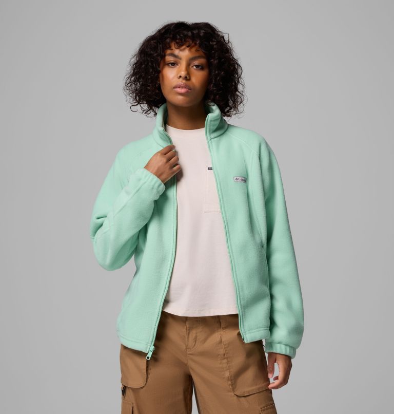 Women's Benton Springs Full Zip Fleece Jacket - Petite, Color: New Mint, image 7