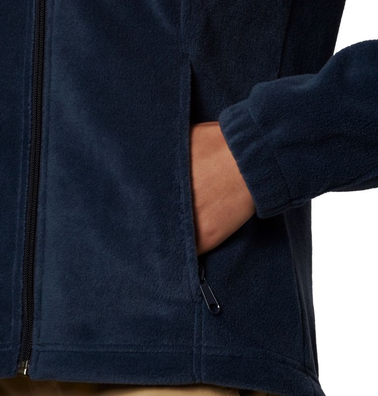 Thumbnail: Women's Benton Springs Full Zip Fleece Jacket - Petite, Color: Columbia Navy, image 4