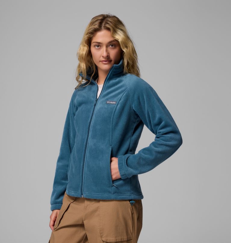 Women's Benton Springs Full Zip Fleece Jacket - Petite, Color: Everblue, image 4