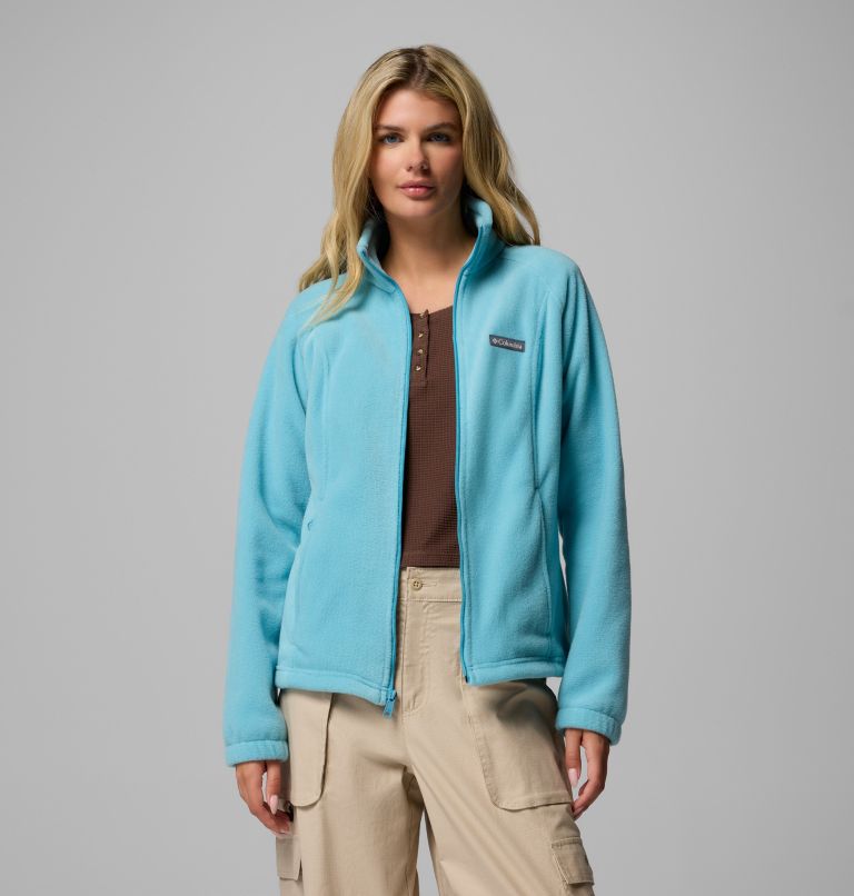 Women's Benton Springs Full Zip Fleece Jacket - Petite, Color: Vintage Blue, image 7
