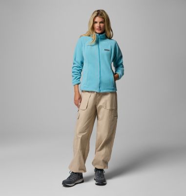 Women's Benton Springs Full Zip Fleece Jacket - Petite, Color: Vintage Blue, image 6