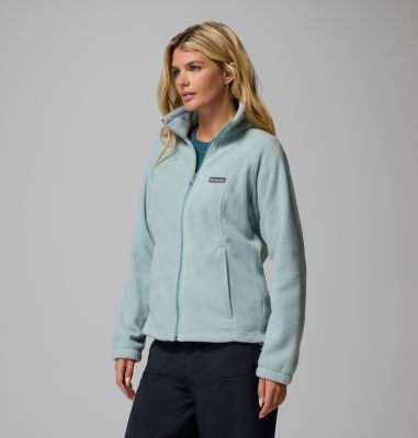 Women's Benton Springs Full Zip Fleece Jacket - Petite, Color: Crushed Blue, image 20