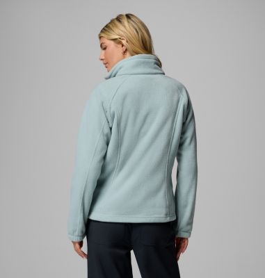 Women's Benton Springs Full Zip Fleece Jacket - Petite, Color: Crushed Blue, image 19