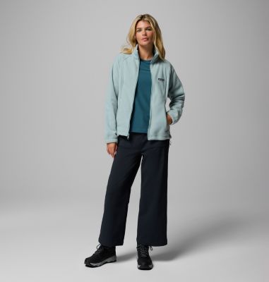 Women's Benton Springs Full Zip Fleece Jacket - Petite, Color: Crushed Blue, image 18