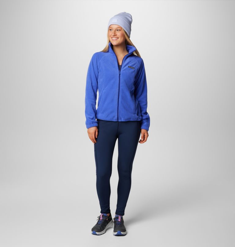 Women's Benton Springs Full Zip Fleece Jacket - Petite, Color: Clematis Blue, image 3