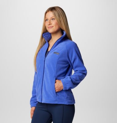 Women's Benton Springs Full Zip Fleece Jacket - Petite, Color: Clematis Blue, image 40