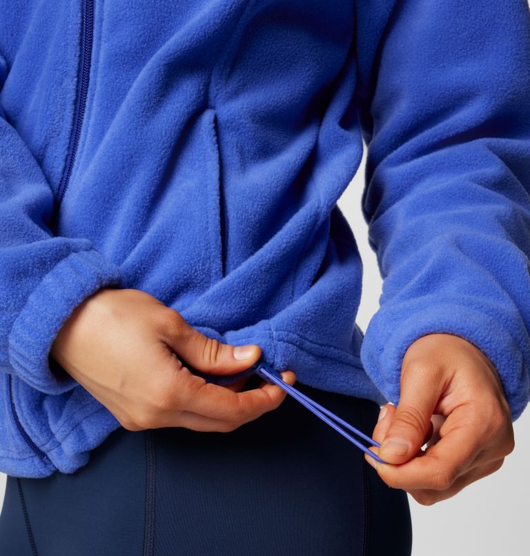 Women's Benton Springs Full Zip Fleece Jacket - Petite, Color: Clematis Blue, image 6