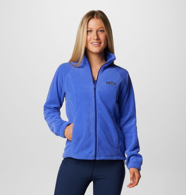 Women's Benton Springs Full Zip Fleece Jacket - Petite, Color: Clematis Blue, image 1