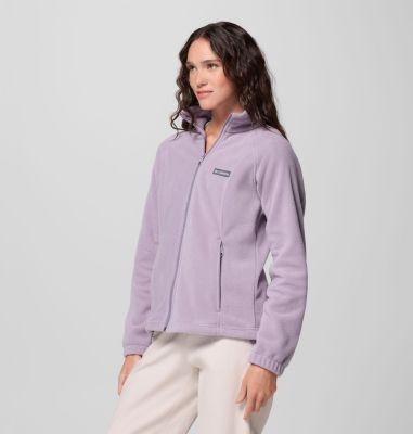 Women's Benton Springs Full Zip Fleece Jacket - Petite, Color: Shale Purple, image 24