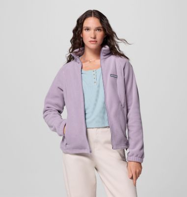 Women's Benton Springs Full Zip Fleece Jacket - Petite, Color: Shale Purple, image 21