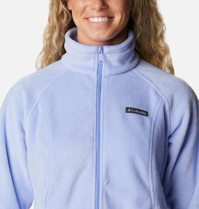 Thumbnail: Women's Benton Springs Full Zip Fleece Jacket - Petite, Color: Serenity, image 4