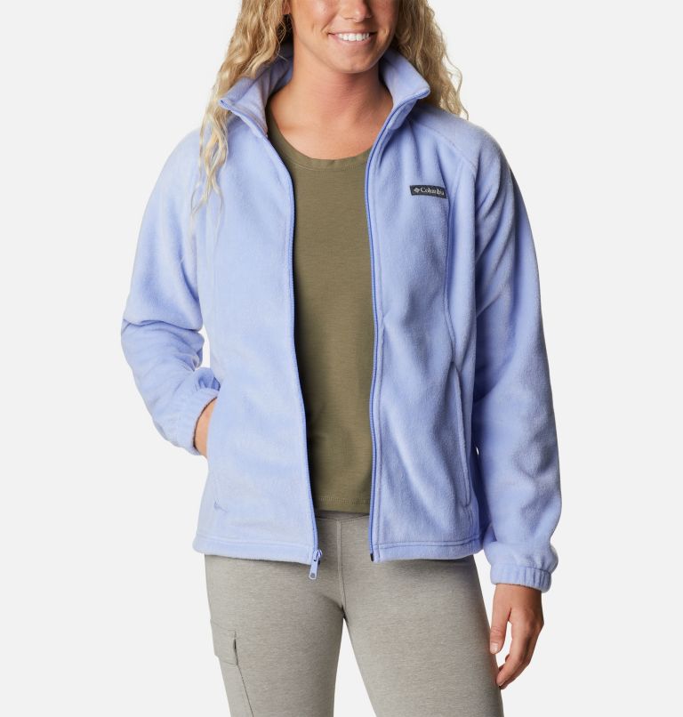 Thumbnail: Women's Benton Springs Full Zip Fleece Jacket - Petite, Color: Serenity, image 7