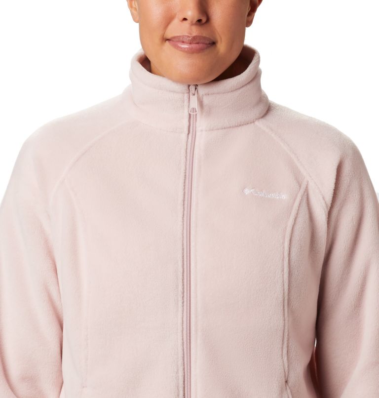 Women's Benton Springs Full Zip Fleece Jacket - Petite, Color: Mineral Pink, image 3