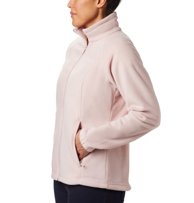 Women's Benton Springs Full Zip Fleece - Petite, Color: Mineral Pink, image 4