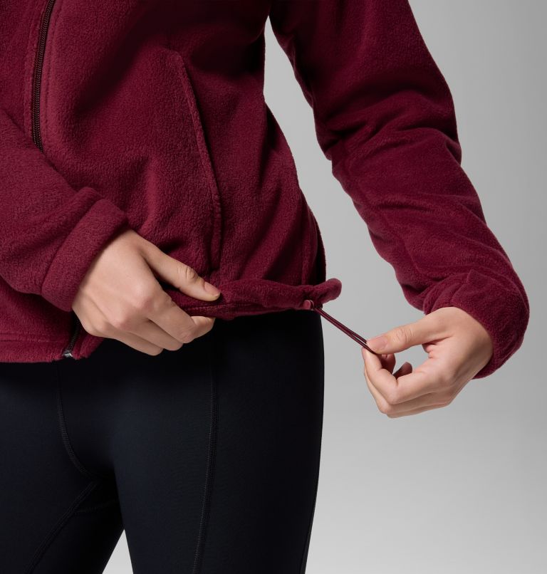 Women's Benton Springs Full Zip Fleece Jacket - Petite, Color: Rich Wine, image 7