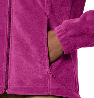 Women's Benton Springs Full Zip Fleece Jacket - Petite, Color: Fuchsia, image 48