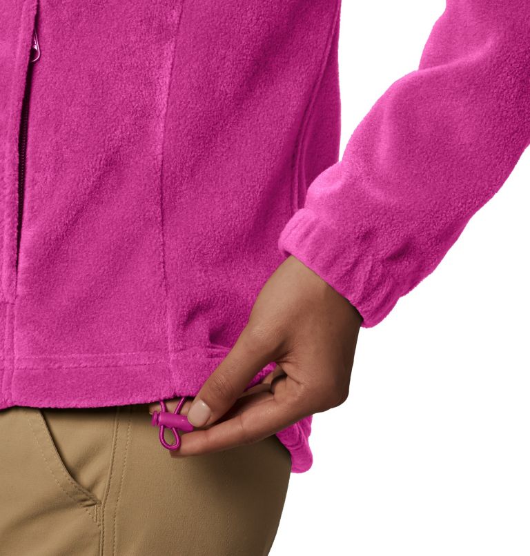 Women's Benton Springs Full Zip Fleece Jacket - Petite, Color: Fuchsia, image 5
