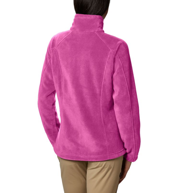 Women's Benton Springs Full Zip Fleece Jacket - Petite, Color: Fuchsia, image 2