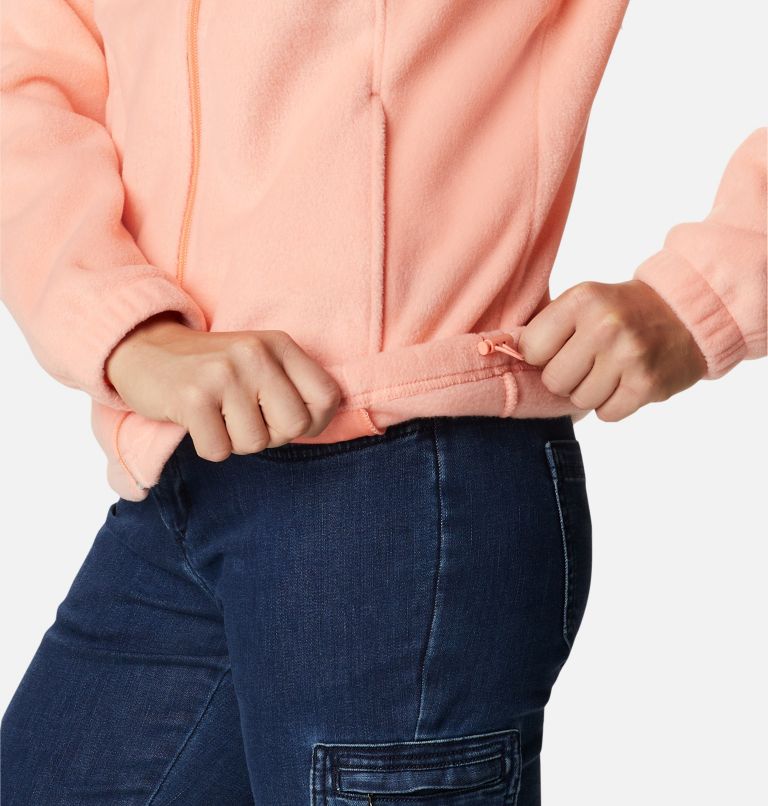 Women's Benton Springs Full Zip Fleece Jacket - Petite, Color: Coral Reef, image 6