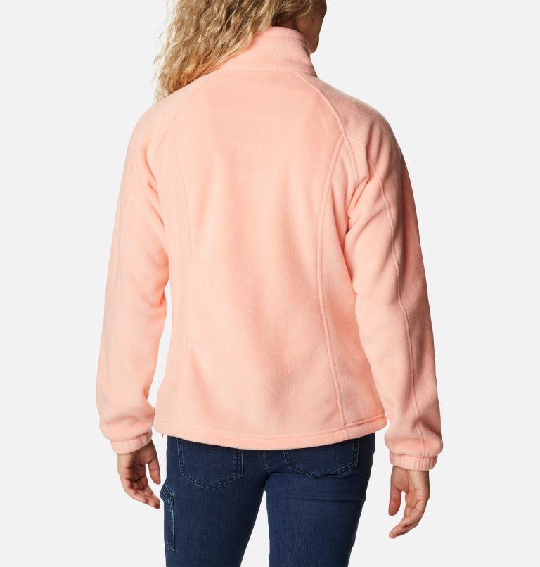 Women's Benton Springs Full Zip Fleece Jacket - Petite, Color: Coral Reef, image 2